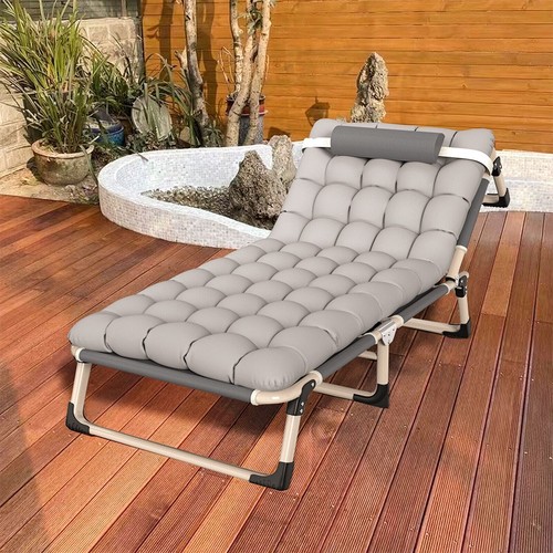 Folding camping bed with - folding,