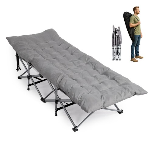 Folding camping cot bed - bed, with