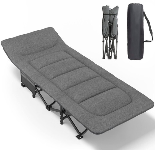 Folding camping bed - camping, travel