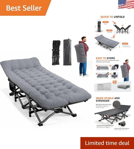 Modern camping cot with - camping,