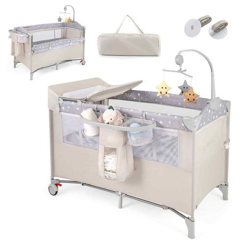 Travel cot folding - 5,