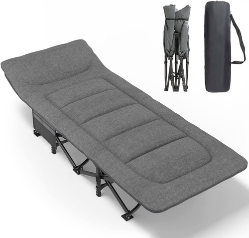 Camping cot for - camping, with